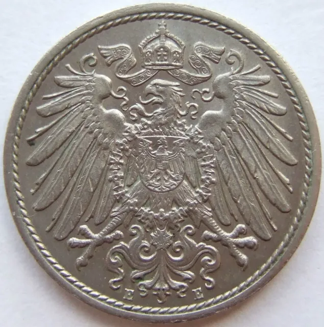 Moneta Reich Tedesco Impero Tedesco 10 Pfennig 1901 E IN Uncirculated 2
