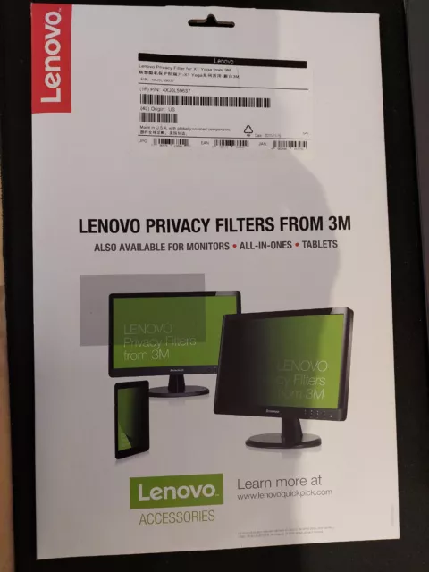 Lenovo X1 Yoga Privacy Filter von 3M - neu