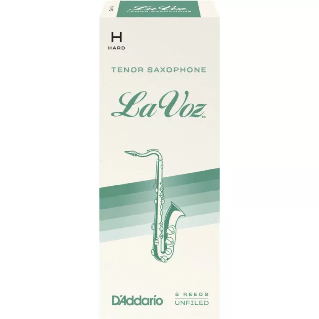 D'Addario RKC05HD - Anches La Voz saxophone ténor, Hard, boîte de 5