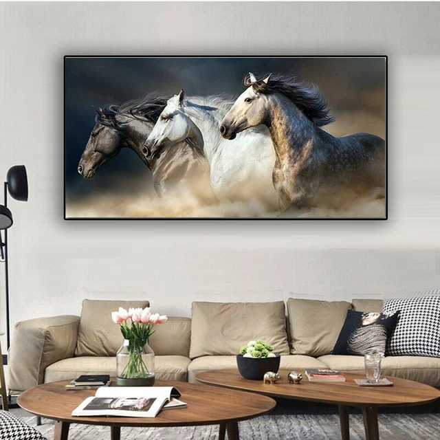 Imprimir pintura sin enmarcar salón estudio decoración arte