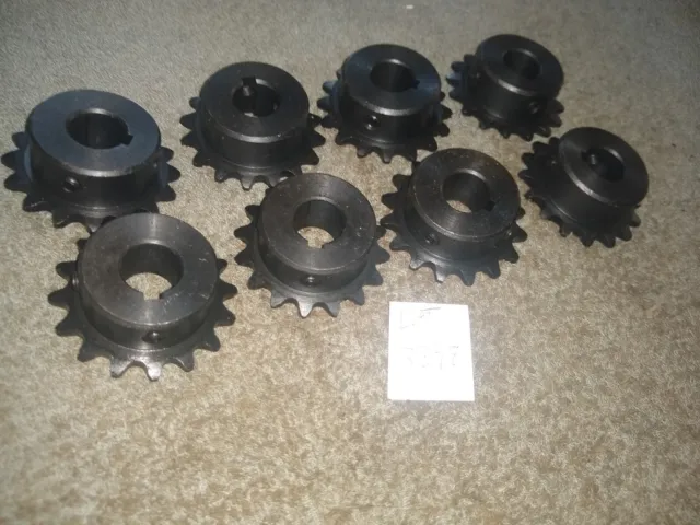 Lot 8 Vintage Small Industrial Roller Sprockets Steampunk Machine Gear Cog Wheel