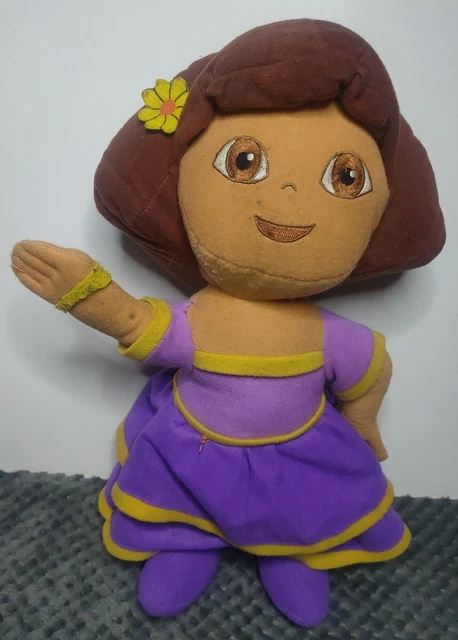 DORA THE EXPLORER In Blue Dress - Soft Plush Toy Doll 13” 2007 Gosh ...