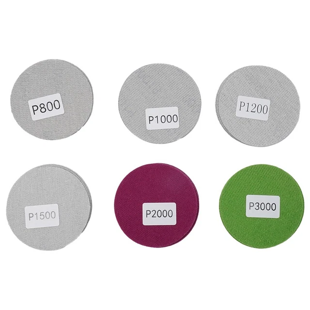 Dischi levigatura 3 in75 mm alta qualità 800 1000 1200 1500 2000 3000 set di 30