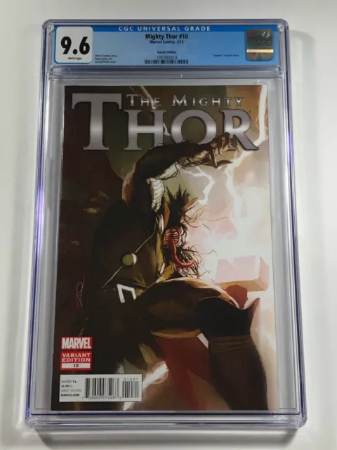 The Mighty Thor #10 CGC 9.6 Venom Variant 2012 - Rare HTF Marvel Comics