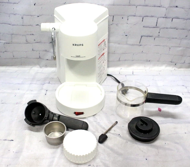 KRUPS MODEL 871 Espresso Machine WHITE Tested Works 68.35 PicClick
