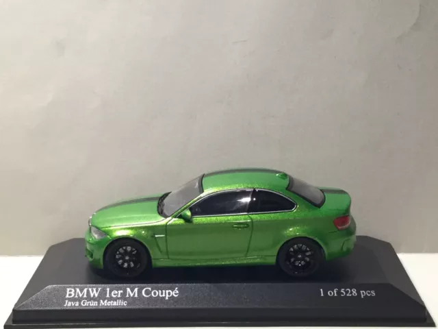 Minichamps 1:43 BMW 1 Series M Coupé 2011Green met. Modell Nr. 410 020024