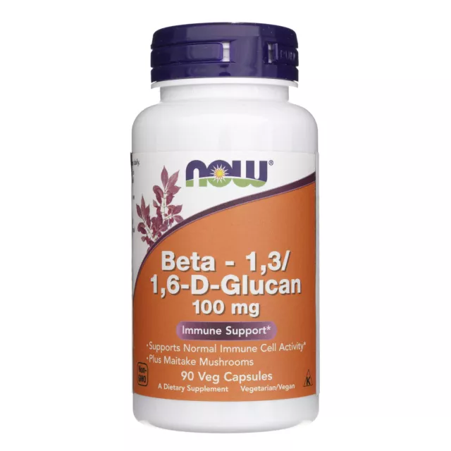 Now Foods Beta 1,3 / 1,6-D-Glucan 100 mg 90 Kapseln