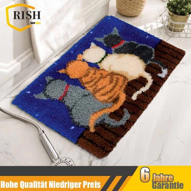 DIY Knüpfkissen Deutscher Schäferhund - Bastelset Für Anfänger