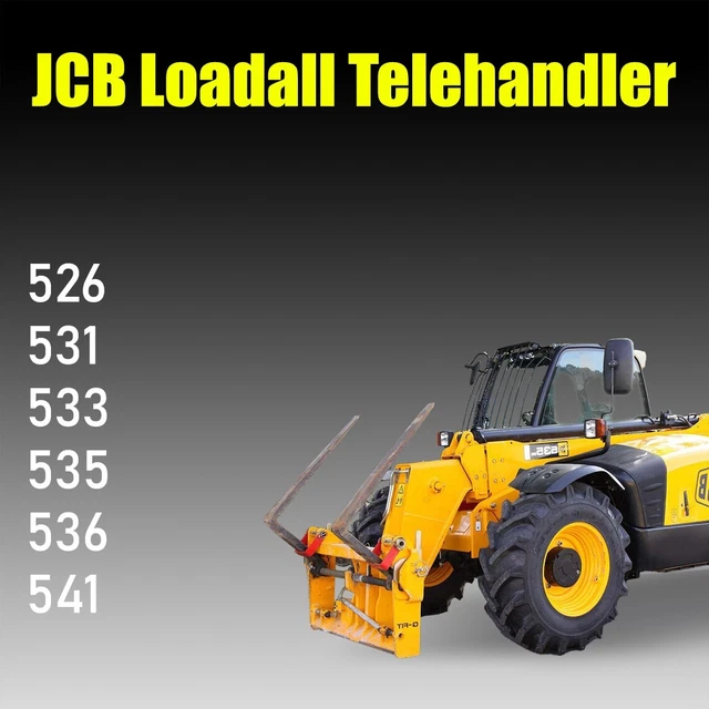 Jcb Loadall 530, 532, 535, 537, 540 Serie Telescopico Gestore - Foto 5