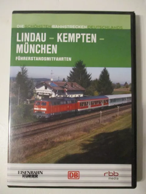 DVD FÜHRERSTANDMITFAHRT Eisenbahn Kurier "Lindau - Kempten - München"