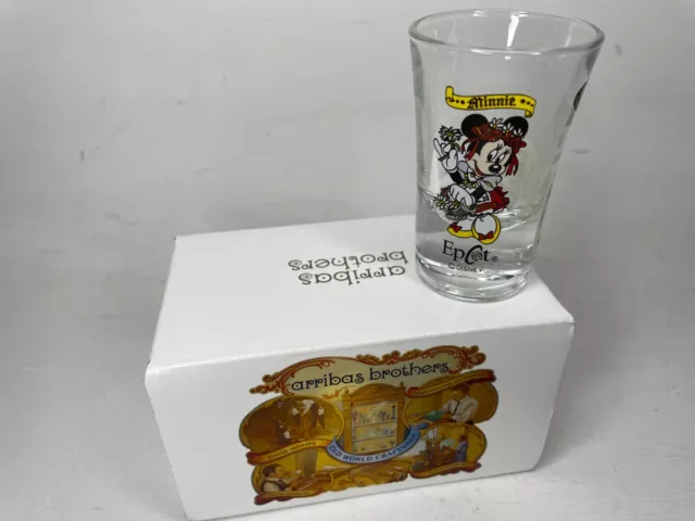 Arribas Brothers Bros Disney's Minnie Mouse Collectable Shot Glass New in Box