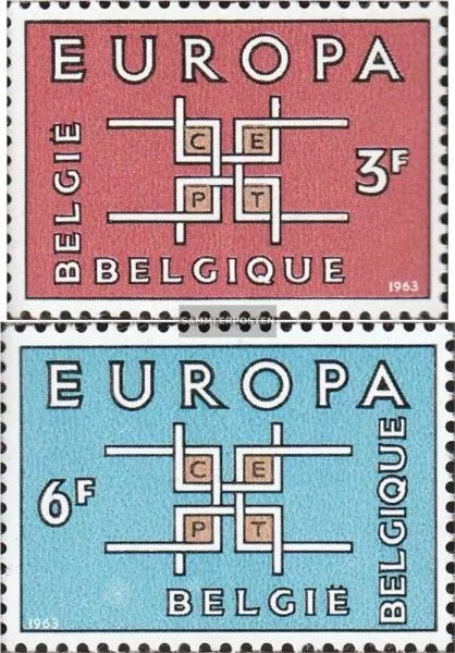 Belgien 1320-1321 (kompl.Ausg.) postfrisch 1963 Europa
