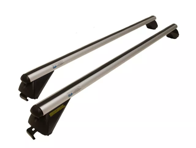 Locking Aluminium Car Cross Bars for Seat Altea XL 2009+ | Flush Solid Roof Rail 2