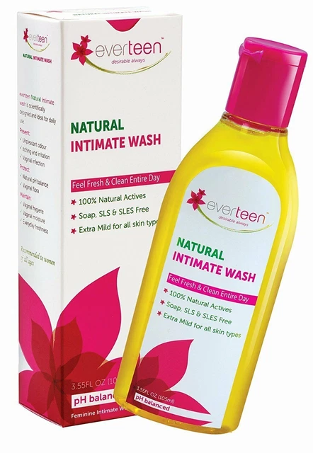 Lavado de higiene íntima natural femenina Everteen - 105 ml
