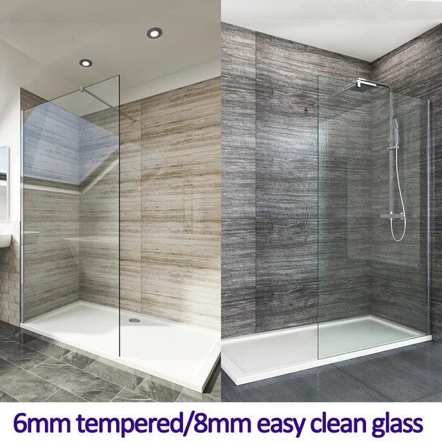 WALK IN SHOWER Enclosure Wet Room Shower Cubicle Screen Panel Easy