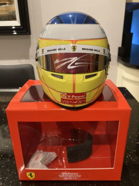 Signed Charles Leclerc 1:2 Scale Helmet French Gp 2021 - Limited Edition***