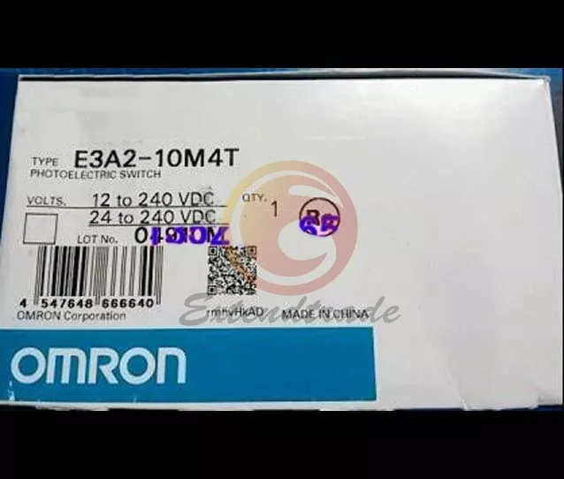 1PCS Omron Photoélectrique Interrupteur Capteur E3A2-10M4T Neuf