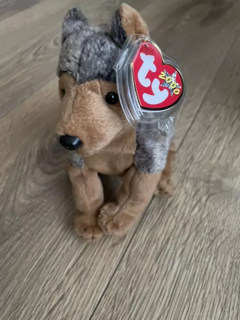 TY Beanie Baby 2000 Sarge The German Shepherd Dog 5" Plush Toy