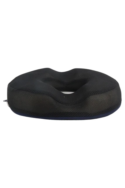 Cojín de asiento Ø 38 cm negro