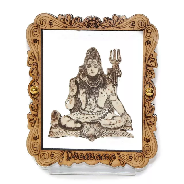 Indian traditional Acrylic Lord Shiva Shiv Car Dashboard for home