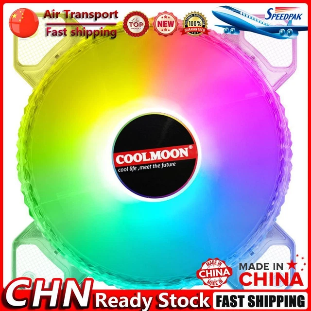 12CM 4PIN 12V Cooling Fan Desktop Chassis CPU PWM ARGB AURA Cooler Fr ...