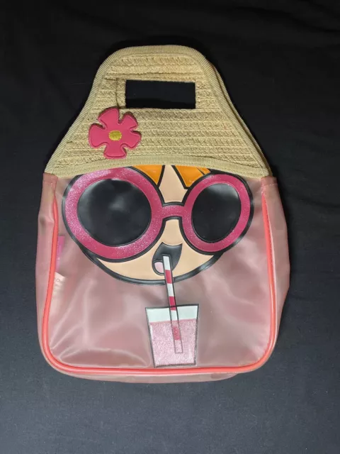 Vintage Y2K 2000s Cartoon The Powerpuff Girls Pink Blossom Hand Bag Purse