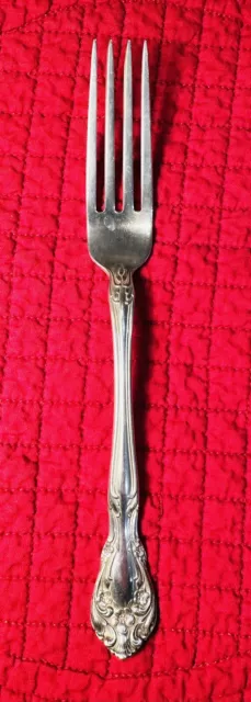 Genuine Solid Silver Alvin Sterling Chateau Rose Dinner Fork 7 1/8"