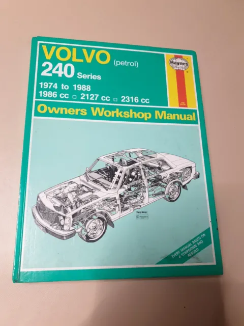 Volvo 240 Series 1974-1988 Petrol Haynes Workshop Manual 270 Used Cond Free P&P