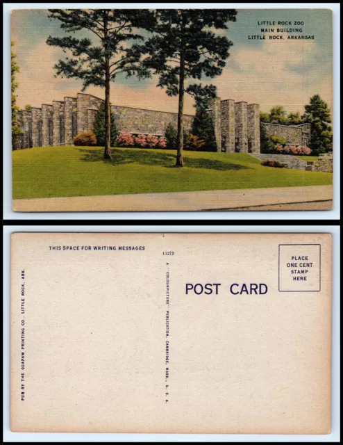 ARKANSAS Postcard - Little Rock Zoo, Main Building P44