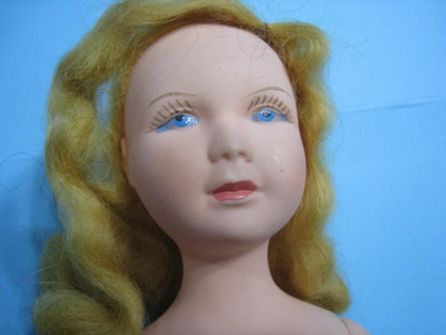 Poupée Ancienne Petitcollin Parisette 34cm – Celluloïd, Robe Et Chaussures, état D'époque