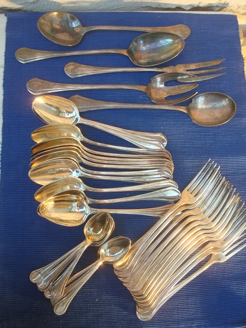 ARGENTAL - MENAGÈRE 60 PIECES - COUVERTS CRUSTACÉS - METAL ARGENTÉ QUALITÉ 84 g ARGENTAL - MENAGÈRE 60 PIECES - COUVERTS CRUSTACÉS - METAL ARGENTÉ QUALITÉ 84 g