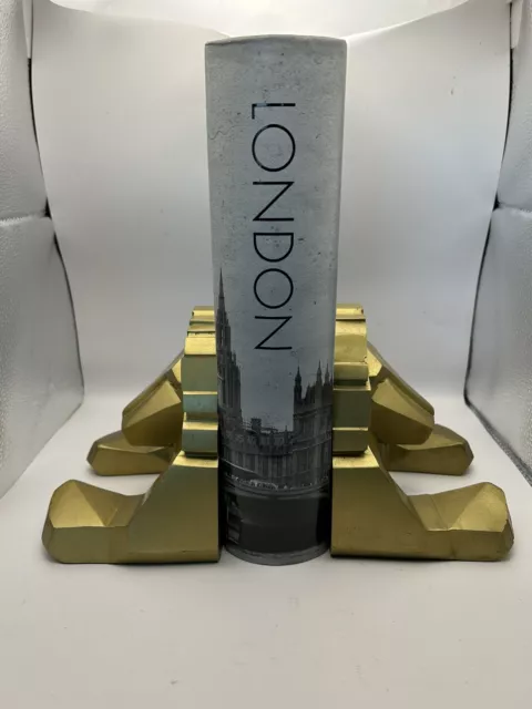 Vintage MGM Grand Casino Lion Bookends From Opening Year 1993 Collectors Gift ** 2