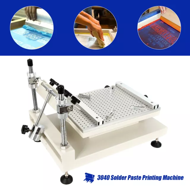 3040 Manual Solder Paste Printer PCB SMT Stencil Printer Plate Stencil Platform