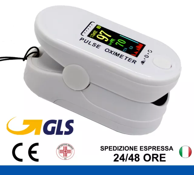 Misuratore Di Ossigeno Da Dito / Saturimetro / Ossimetro / Pulsossimetro