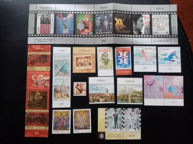 Serbien postfrisch / Serbia MNH Lot 1 HJ 2022