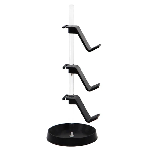 Toyvian Support De Figurine – Lot De 3 Bases Transparentes Réglables – Assemblage Simple – Pour Action Figures, Modèles, Poupées – 9,5 X 7 X 7 Cm