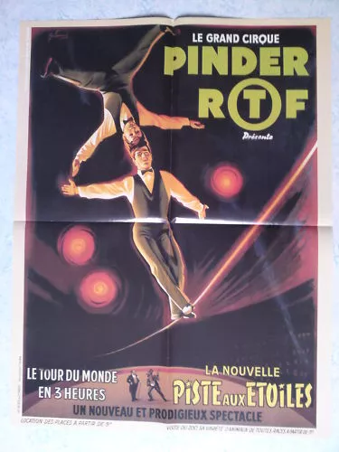 Affiche collection cirque Pinder ortf