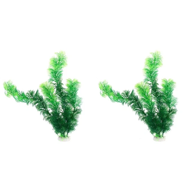 2x 30cm Artificielle Fish Tank Plantes Décoration Ornement