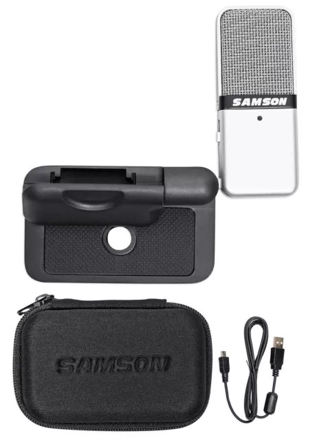 Samson GOMIC Go Mic Portable USB Condenser Microphone+Mounting Clip+Carry Case