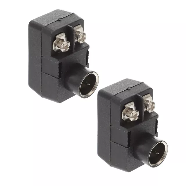 2pcs Push-on-Matching 75-300 Ohm Balun-Adapter Aufsteckbares