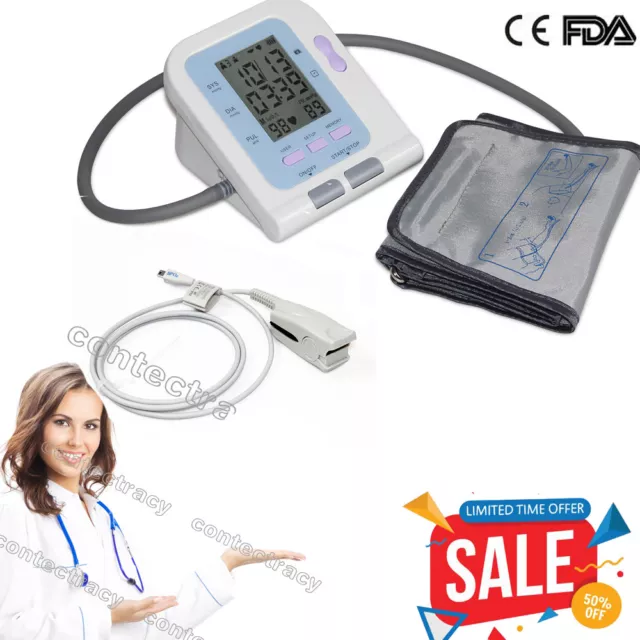 Fully Automatic Upper Arm Digital Blood Pressure Monitor w adult probe,CONTEC,CE