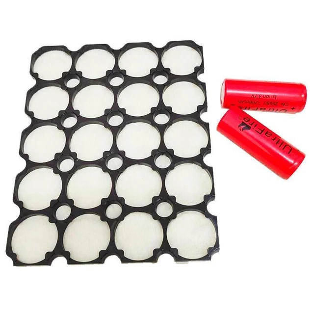 20PCS For 32650 Battery Holder Vibration-Free Cell Bracket for Pack - US Seller