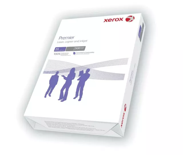 Xerox Premier 90Gsm A4 White Printer Paper Office| 1 2 3 4 5 Reams Of 500 Sheets