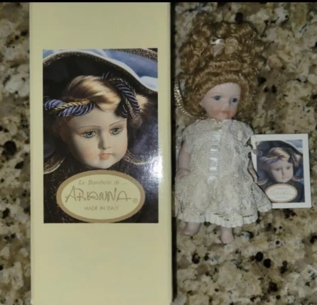 Le Bambole di Arianna Bisque Doll Made in Italy 12 Aurelia LE #18/500