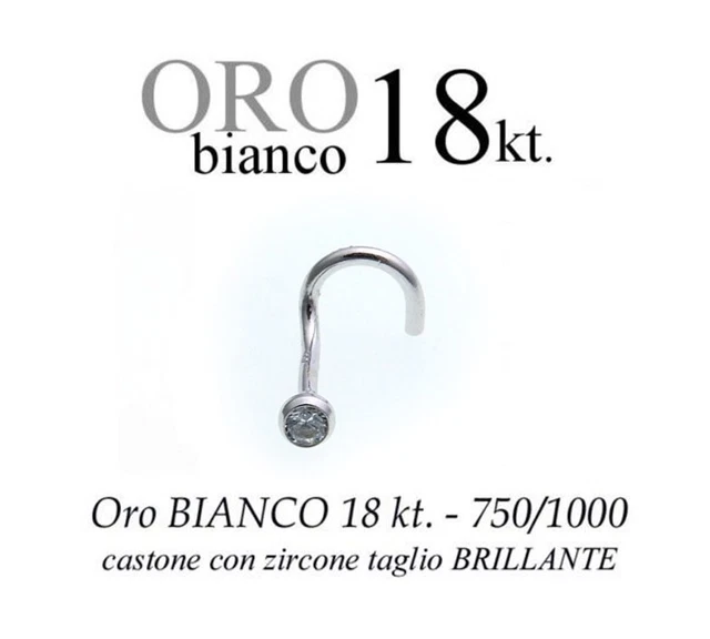 Piercing Nez Spirale Or Blanc 18 Carats – Fleur Cristal 5 Mm, Bijou Raffiné Et Élégant