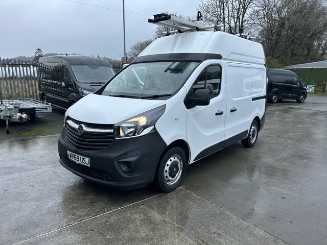 VAUXHALL VIVARO 1.6 CDTi 2900 L1H2 SWB High Roof AIR CON RACKING White ...
