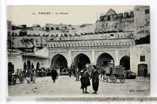 Tangier La Customs Morocco CPA Postcard 8456