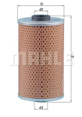 MAHLE ORIGINAL Filtro olio Filtro olio motore OX 40 per MAN per G per G90 99,0mm