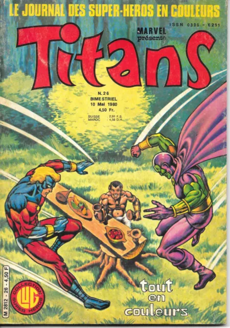 Titans N°26 - Ed. Lug Mai 1980 - BE