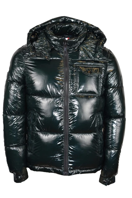 Giubbotto Uomo Invernale Piumino Con Cappuccio Bomber Imbottito Impermeabile M L 3